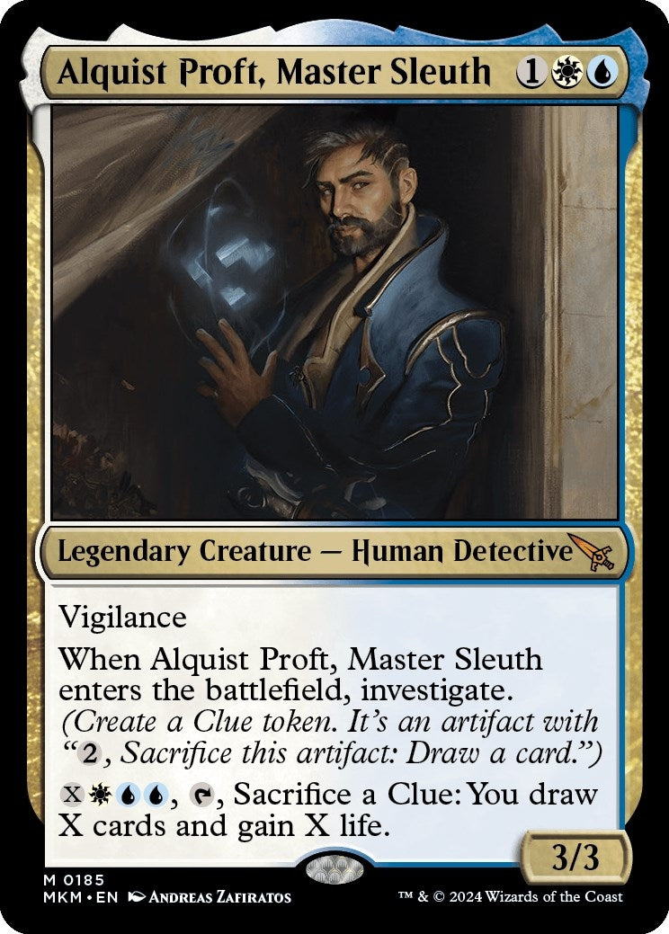 Image for Alquist Proft, Master Sleuth (185) (Murders at Karlov Manor) - Magic: The Gathering