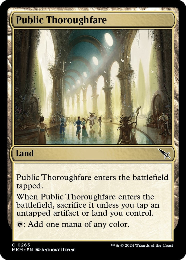 Image for Public Thoroughfare (265) (Murders at Karlov Manor) - Magic: The Gathering