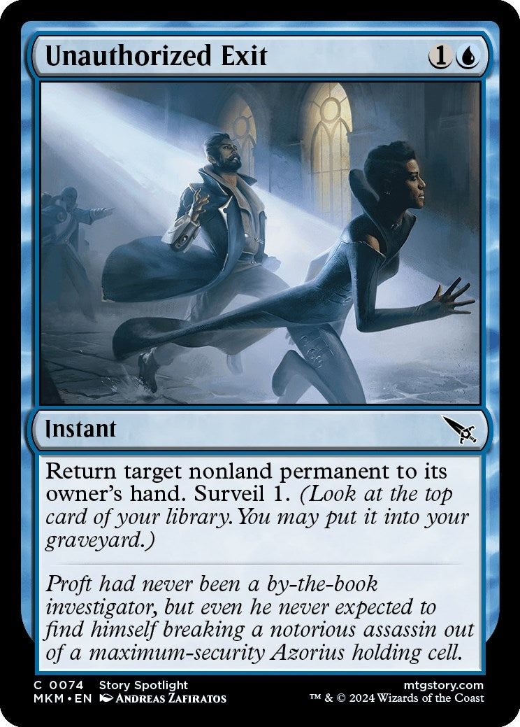 Unauthorized Exit (74) (Murders at Karlov Manor)
