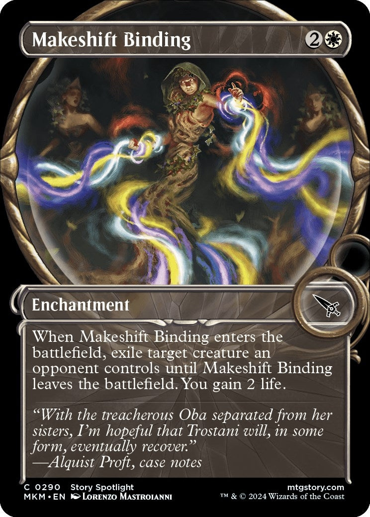 Makeshift Binding (Showcase) (290) (Murders at Karlov Manor)