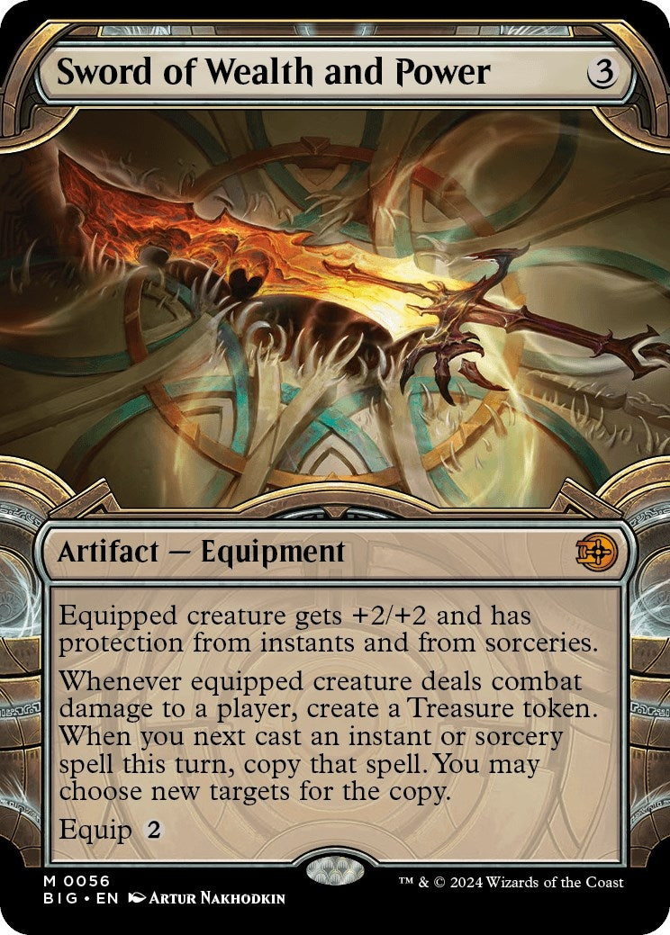 Image for Sword of Wealth and Power (Showcase) (56) (Outlaws of Thunder Junction: The Big Score) - Magic: The Gathering