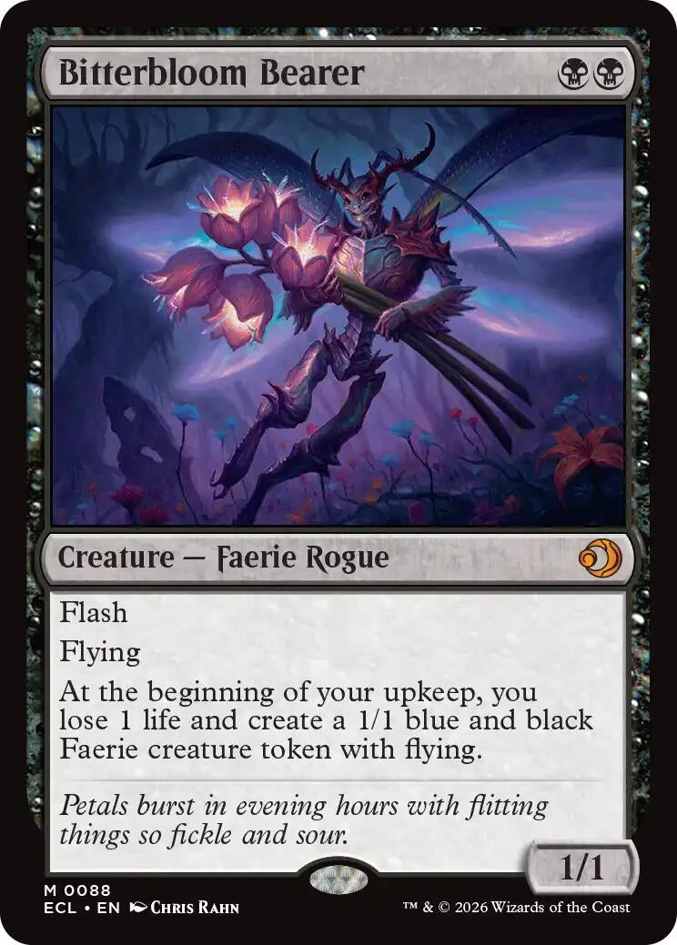 Image for Bitterbloom Bearer (88) (Lorwyn Eclipsed) - Magic: The Gathering