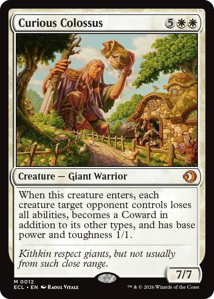 Image for Curious Colossus (12) (Lorwyn Eclipsed) - Magic: The Gathering