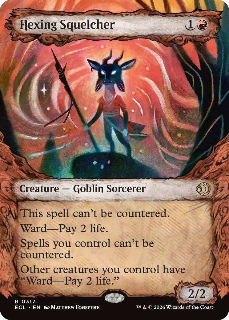 Hexing Squelcher (Showcase) (317) (Lorwyn Eclipsed)