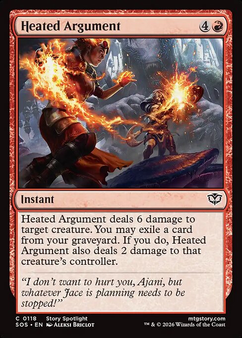 Heated Argument — NM Foil [Secrets of Strixhaven]
