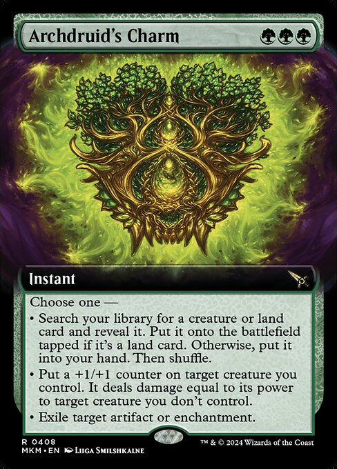 Archdruid's Charm — NM Foil [Murders at Karlov Manor]