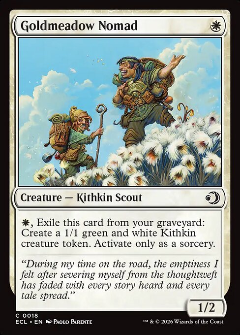 Goldmeadow Nomad — NM Foil [Lorwyn Eclipsed #18]