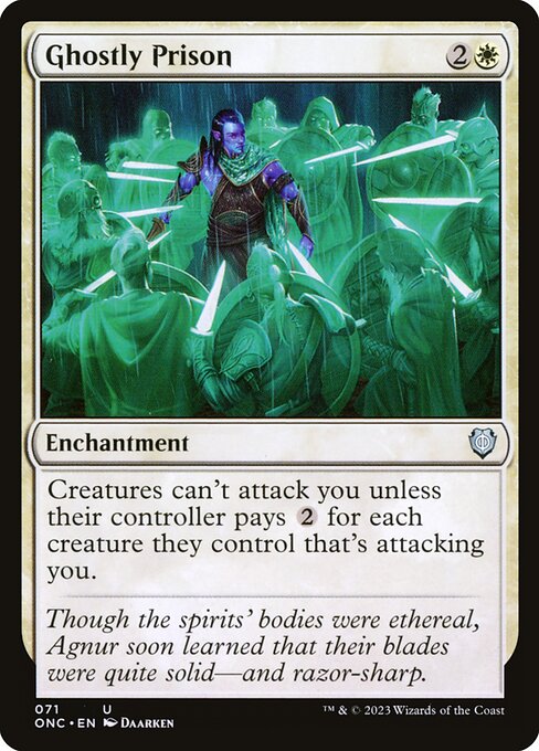 Ghostly Prison — NM [Phyrexia: All Will Be One Commander]