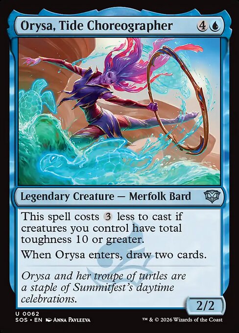 Orysa, Tide Choreographer — NM Foil [Secrets of Strixhaven]