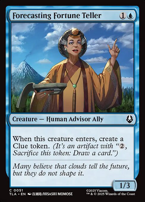 Forecasting Fortune Teller — NM Foil [Avatar: The Last Airbender]