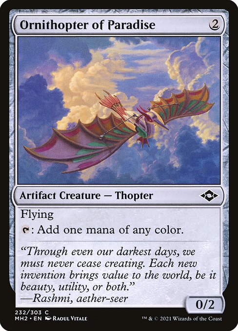 Ornithopter of Paradise — NM Foil [Modern Horizons 2]