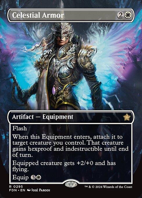 Celestial Armor — NM Foil [Foundations]