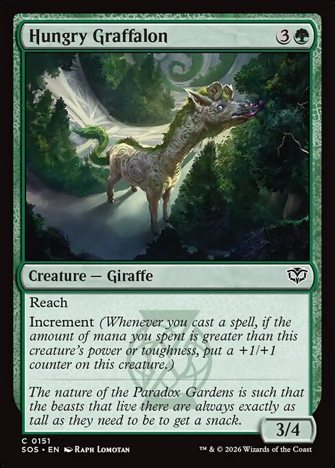 Hungry Graffalon — NM Foil [Secrets of Strixhaven]
