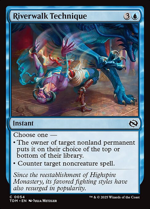 Riverwalk Technique — NM Foil [Tarkir: Dragonstorm]