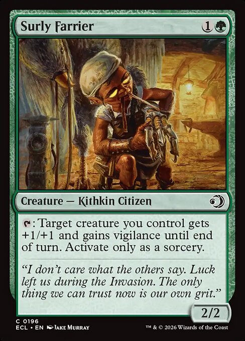 Surly Farrier — NM Foil [Lorwyn Eclipsed #196]