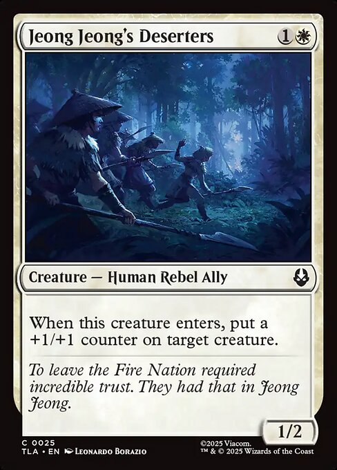 Jeong Jeong's Deserters — NM Foil [Avatar: The Last Airbender]