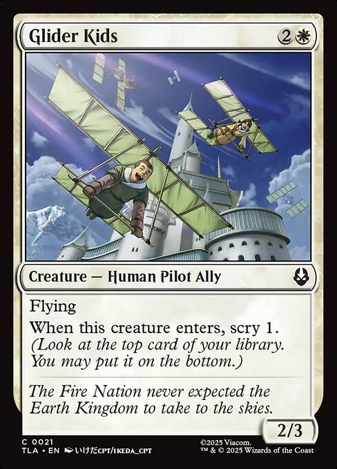 Glider Kids — NM Foil [Avatar: The Last Airbender]