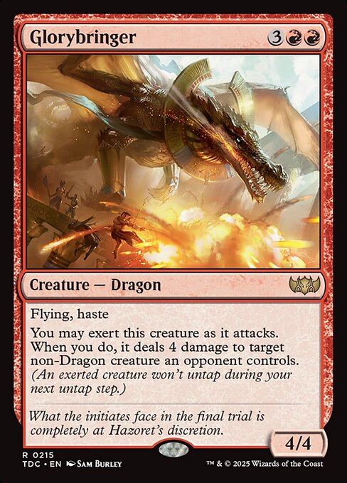 Glorybringer — NM [Tarkir: Dragonstorm Commander]