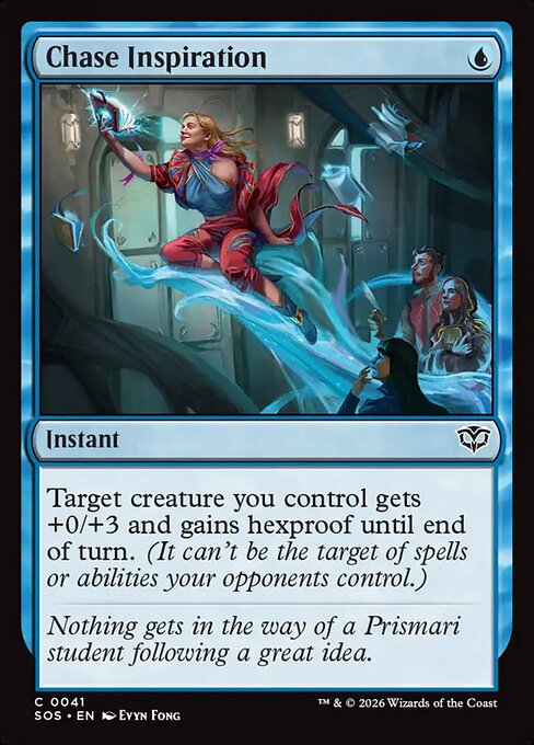 Chase Inspiration — NM Foil [Secrets of Strixhaven]