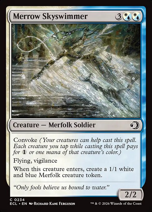 Merrow Skyswimmer — NM Foil [Lorwyn Eclipsed #234]