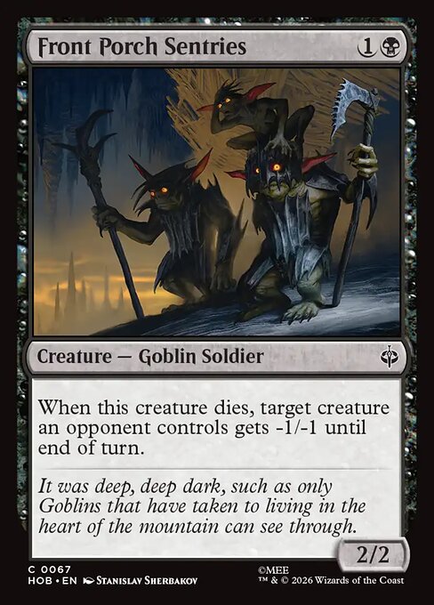 Front Porch Sentries — NM Foil [The Hobbit]