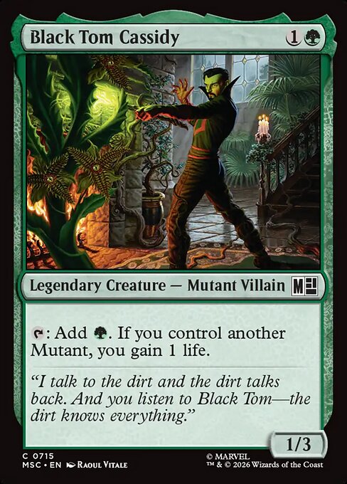 Black Tom Cassidy — NM Foil [Marvel Super Heroes Commander]