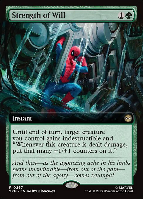 Strength of Will — NM Foil [Marvel's Spider-Man]