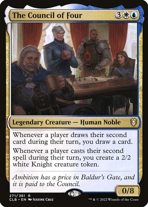The Council of Four — NM Foil [Commander Legends: Battle for Baldur's Gate]