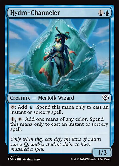 Hydro-Channeler — NM Foil [Secrets of Strixhaven]