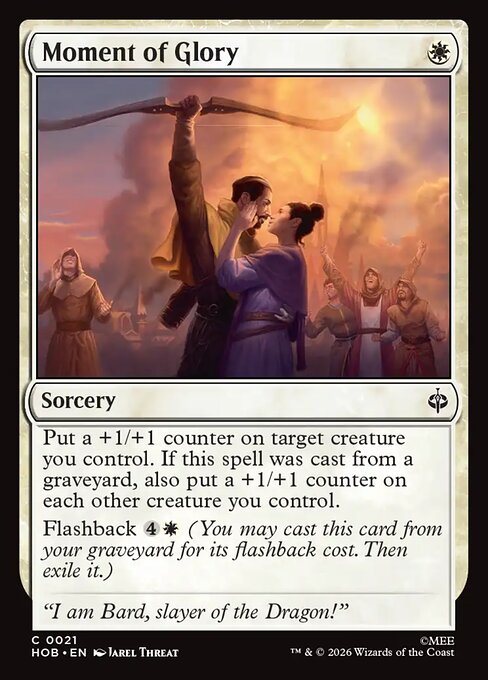 Moment of Glory — NM Foil [The Hobbit]