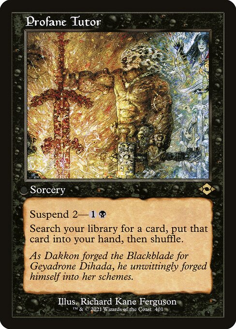 Profane Tutor — NM [Modern Horizons 2]
