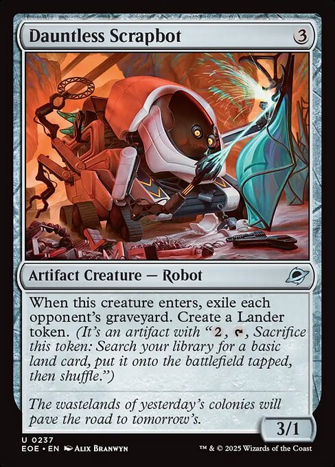 Dauntless Scrapbot — NM Foil [Edge of Eternities]