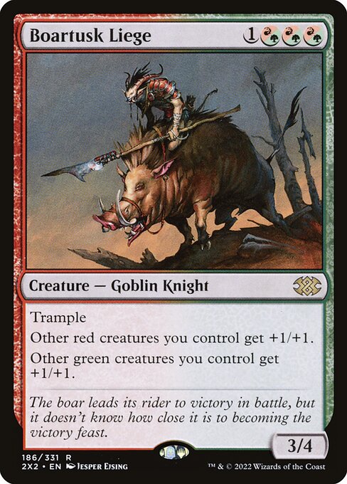 Boartusk Liege — NM [Double Masters 2022]