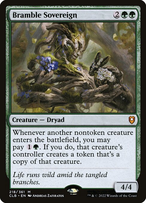 Bramble Sovereign — NM Foil [Commander Legends: Battle for Baldur's Gate]