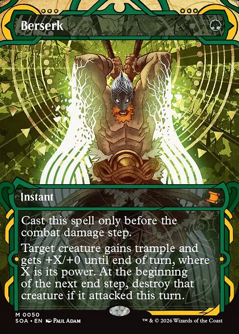 Berserk — NM Foil [Secrets of Strixhaven Mystical Archive]