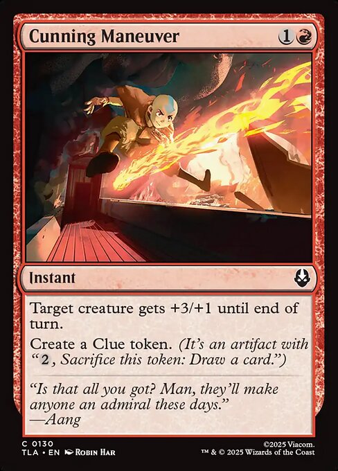 Cunning Maneuver — NM Foil [Avatar: The Last Airbender]