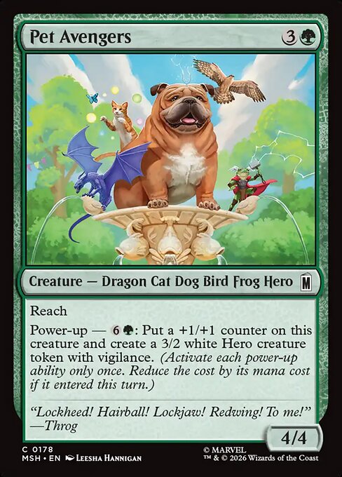 Pet Avengers — NM Foil [Marvel Super Heroes]