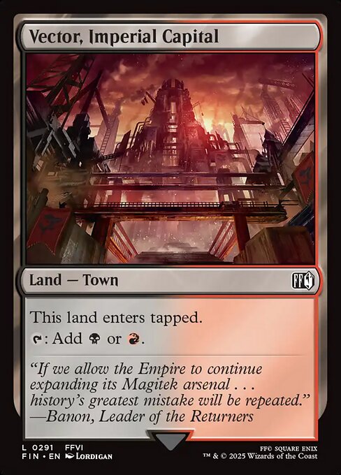 Vector, Imperial Capital — NM Foil [Final Fantasy]
