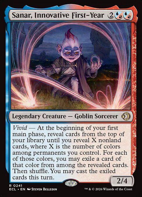 Sanar, Innovative First-Year — NM Foil [Lorwyn Eclipsed #241]