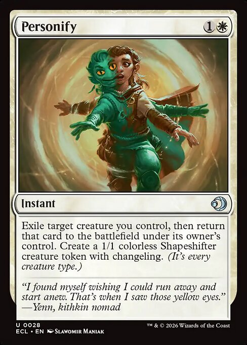 Personify — NM Foil [Lorwyn Eclipsed #28]