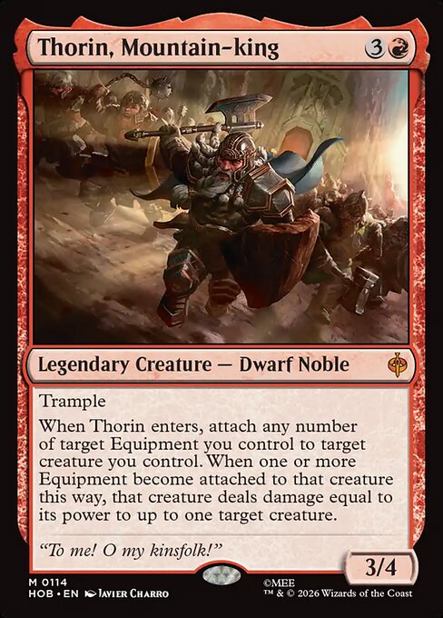 Thorin, Mountain-king — NM Foil [The Hobbit]