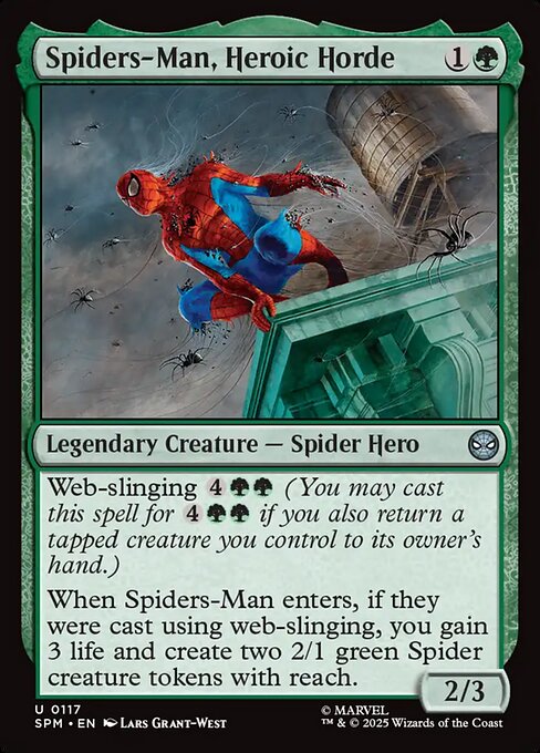 Spiders-Man, Heroic Horde — NM Foil [Marvel's Spider-Man]