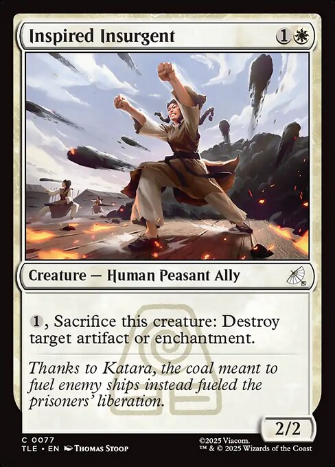 Inspired Insurgent — NM Foil [Avatar: The Last Airbender Eternal]