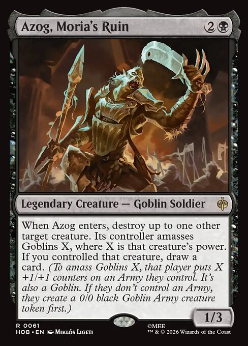 Azog, Moria's Ruin — NM [The Hobbit]