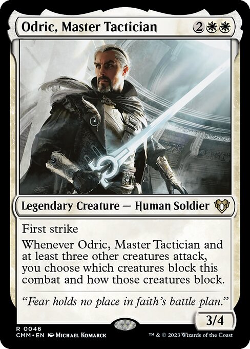 Odric, Master Tactician — NM [Commander Masters]