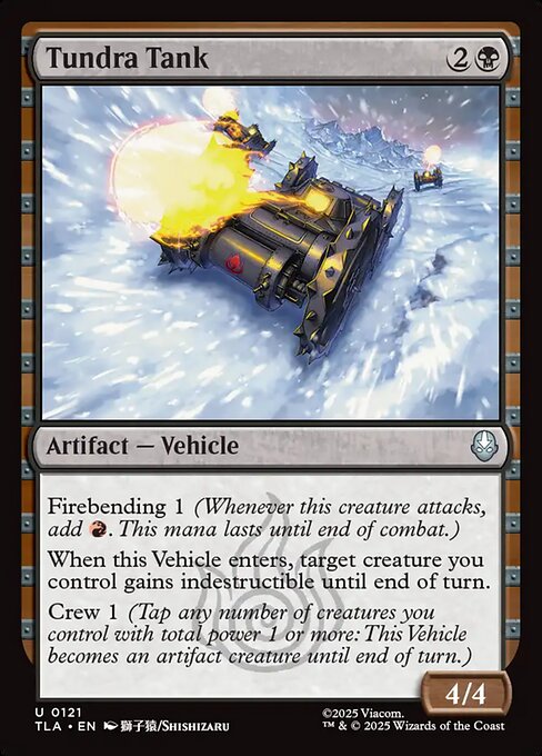 Tundra Tank — NM Foil [Avatar: The Last Airbender]