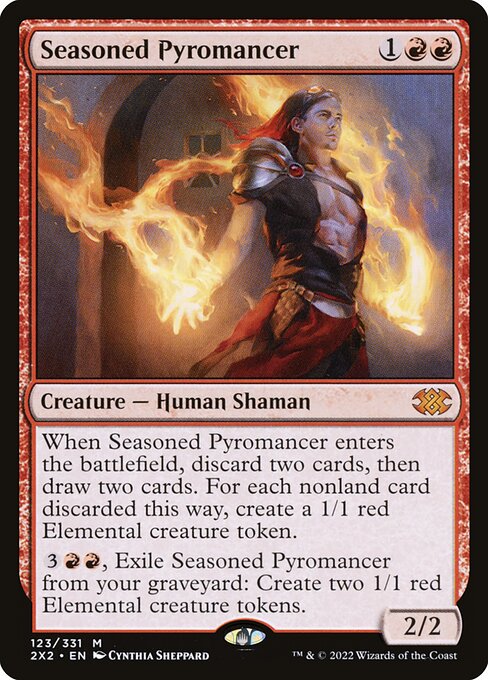 Seasoned Pyromancer — NM Foil [Double Masters 2022]