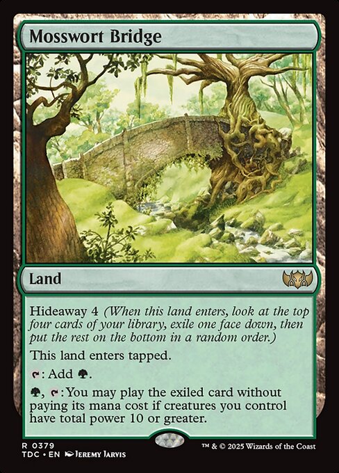Mosswort Bridge — NM [Tarkir: Dragonstorm Commander]