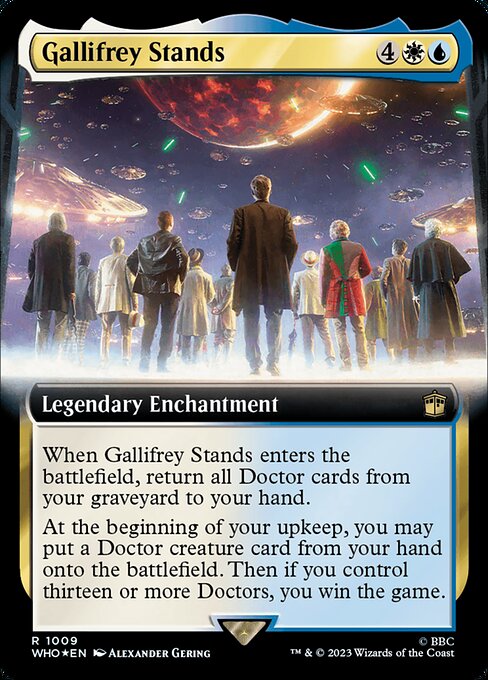 Gallifrey Stands — NM Surge Foil [Doctor Who]