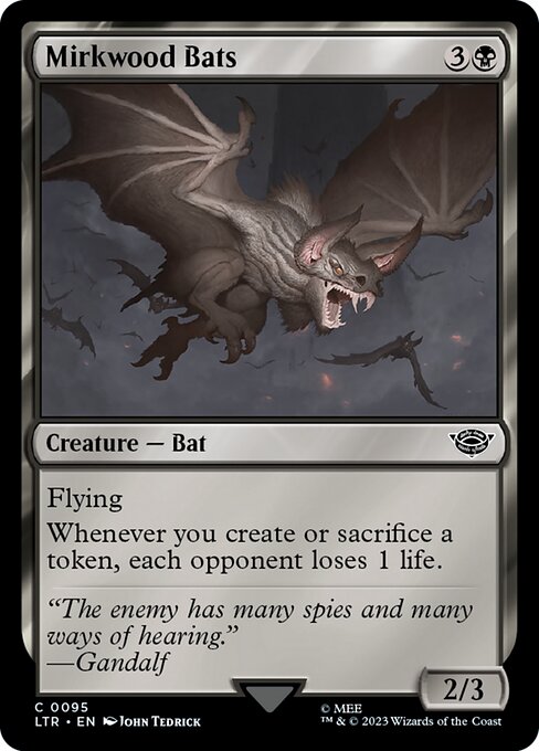 Mirkwood Bats — NM Foil [The Lord of the Rings: Tales of Middle-earth]